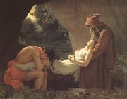 Anne-Louis Girodet-Trioson The Burial of Atala (mk05) USA oil painting artist